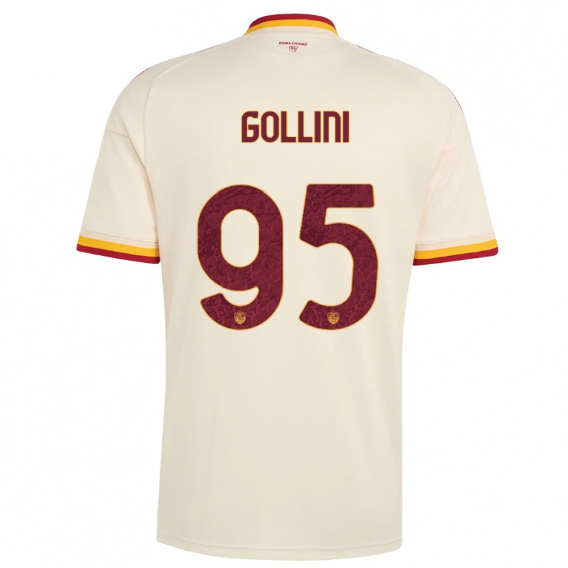 Danxen Herren Pierluigi Gollini #95 Champagner Rot Gelb Auswärtstrikot Trikot 2026/27 T-Shirt