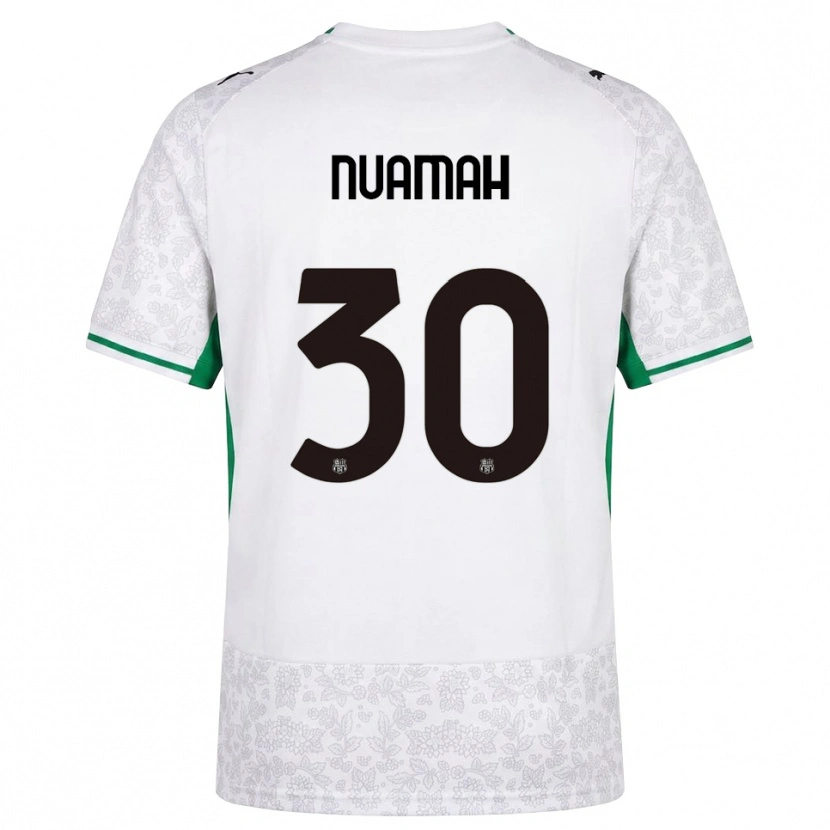 Danxen Herren Patrick Nuamah #30 Weiß Schwarz Grün Auswärtstrikot Trikot 2026/27 T-Shirt