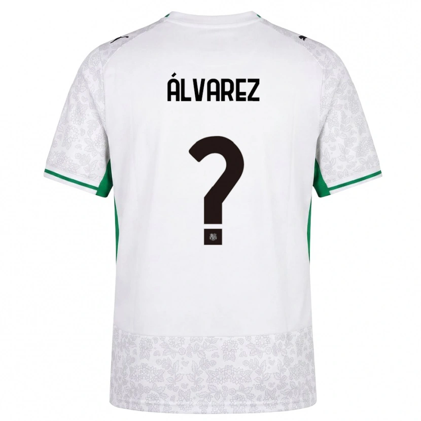 Danxen Herren Agustín Álvarez #0 Weiß Schwarz Grün Auswärtstrikot Trikot 2026/27 T-Shirt