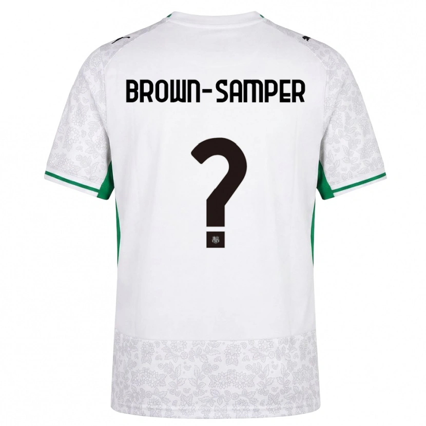 Danxen Herren Isaac Brown-Samper #0 Weiß Schwarz Grün Auswärtstrikot Trikot 2026/27 T-Shirt
