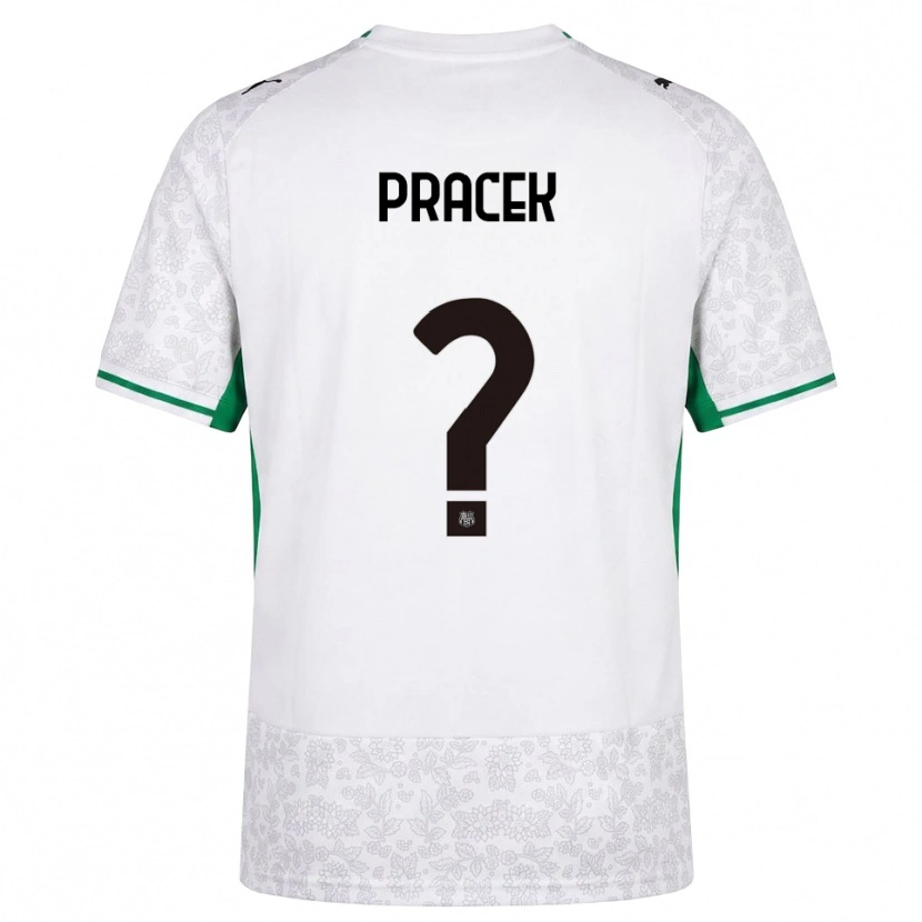 Danxen Herren Lorenzo Pracek #0 Weiß Schwarz Grün Auswärtstrikot Trikot 2026/27 T-Shirt