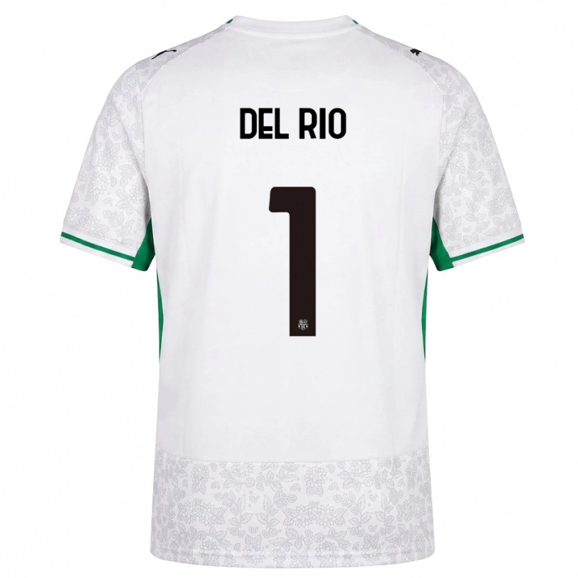 Danxen Herren Davide Del Rio #1 Weiß Schwarz Grün Auswärtstrikot Trikot 2026/27 T-Shirt