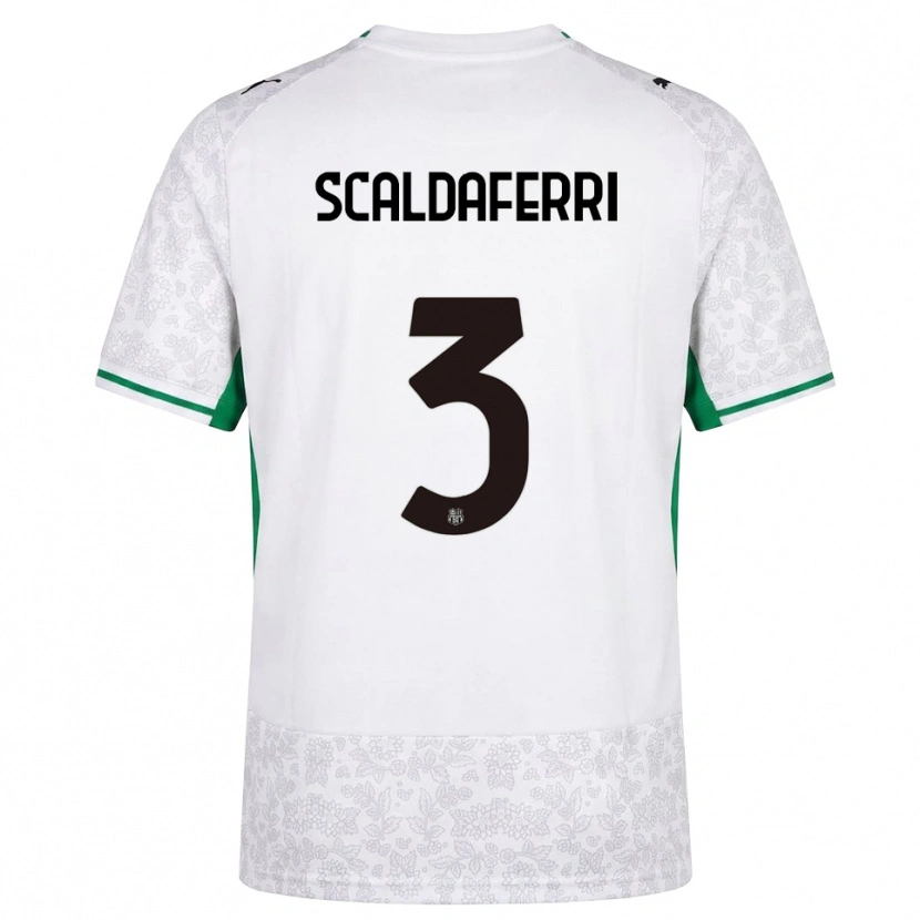 Danxen Herren Andrea Scaldaferri #3 Weiß Schwarz Grün Auswärtstrikot Trikot 2026/27 T-Shirt