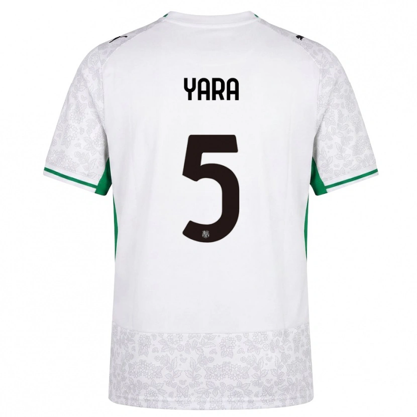 Danxen Herren Moussa Yara #5 Weiß Schwarz Grün Auswärtstrikot Trikot 2026/27 T-Shirt