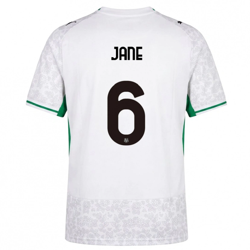 Danxen Herren Refiloe Jane #6 Weiß Schwarz Grün Auswärtstrikot Trikot 2026/27 T-Shirt