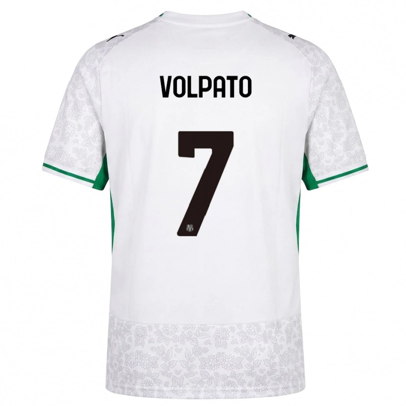 Danxen Herren Cristian Volpato #7 Weiß Schwarz Grün Auswärtstrikot Trikot 2026/27 T-Shirt