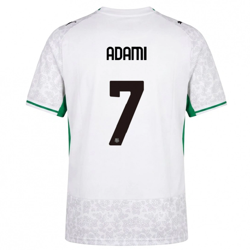 Danxen Herren Greta Adami #7 Weiß Schwarz Grün Auswärtstrikot Trikot 2026/27 T-Shirt