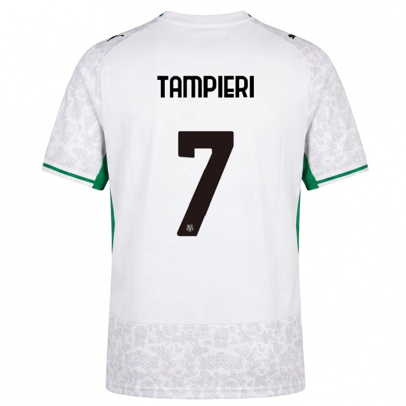 Danxen Herren Diego Tampieri #7 Weiß Schwarz Grün Auswärtstrikot Trikot 2026/27 T-Shirt