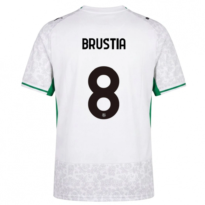 Danxen Herren Martina Brustia #8 Weiß Schwarz Grün Auswärtstrikot Trikot 2026/27 T-Shirt