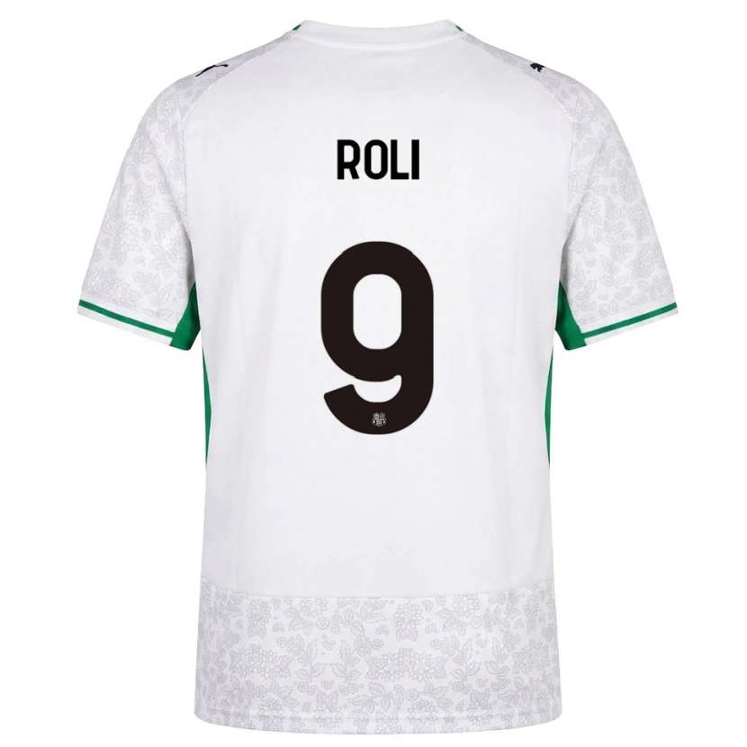 Danxen Herren Riccardo Roli #9 Weiß Schwarz Grün Auswärtstrikot Trikot 2026/27 T-Shirt