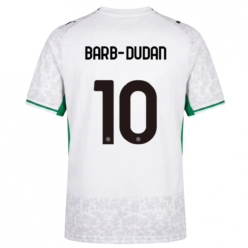 Danxen Herren Marco Barb-Dudan #10 Weiß Schwarz Grün Auswärtstrikot Trikot 2026/27 T-Shirt
