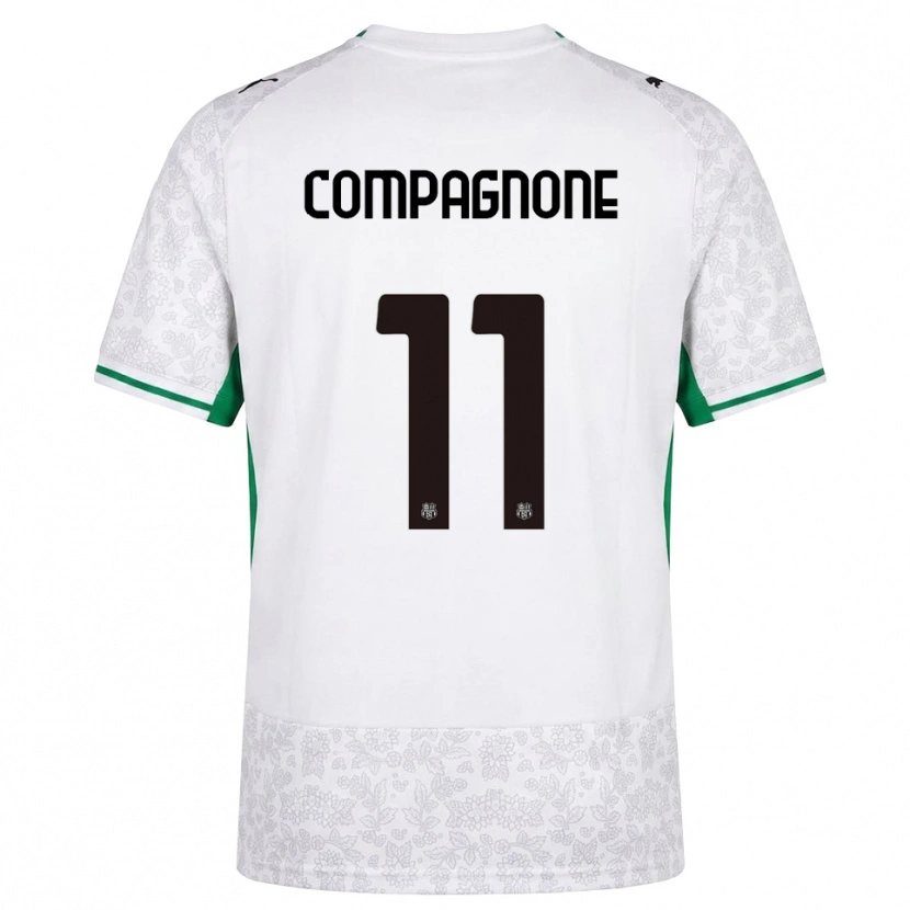 Danxen Herren Pasquale Compagnone #11 Weiß Schwarz Grün Auswärtstrikot Trikot 2026/27 T-Shirt
