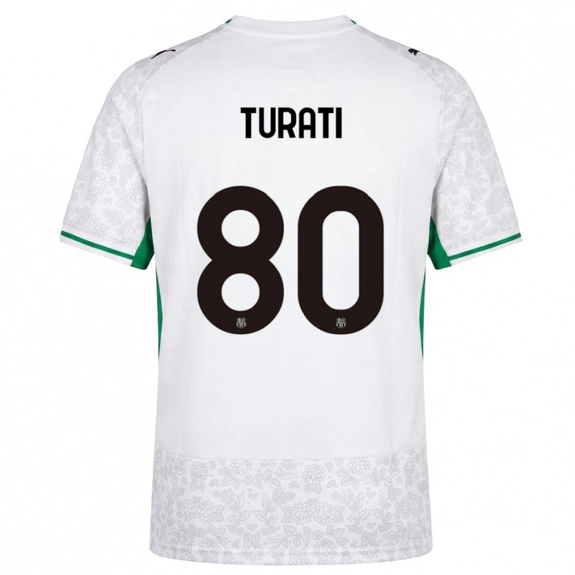 Danxen Herren Stefano Turati #80 Weiß Schwarz Grün Auswärtstrikot Trikot 2026/27 T-Shirt
