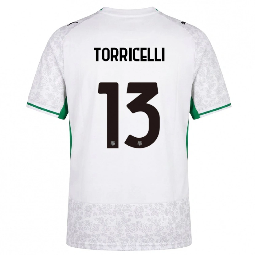 Danxen Herren Marco Torricelli #13 Weiß Schwarz Grün Auswärtstrikot Trikot 2026/27 T-Shirt