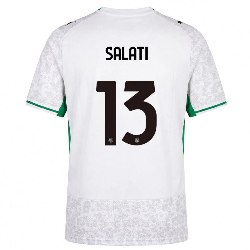 Danxen Herren Emanuele Salati #13 Weiß Schwarz Grün Auswärtstrikot Trikot 2026/27 T-Shirt