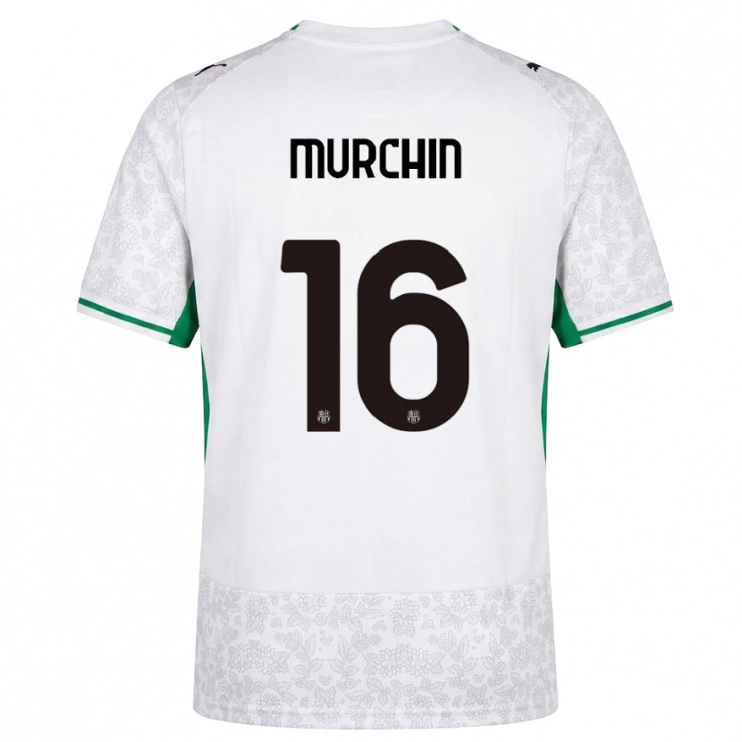 Danxen Herren Adrian Murchin #16 Weiß Schwarz Grün Auswärtstrikot Trikot 2026/27 T-Shirt