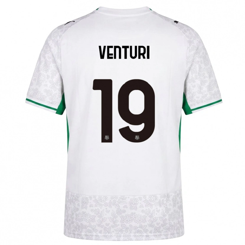 Danxen Herren Luca Venturi #19 Weiß Schwarz Grün Auswärtstrikot Trikot 2026/27 T-Shirt