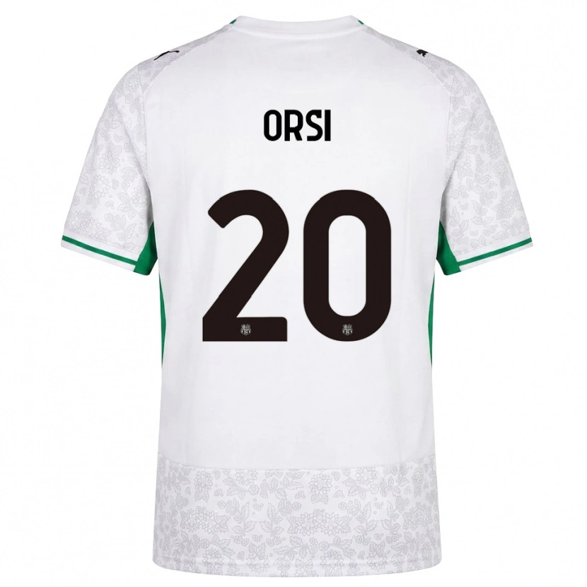 Danxen Herren Benedetta Orsi #20 Weiß Schwarz Grün Auswärtstrikot Trikot 2026/27 T-Shirt