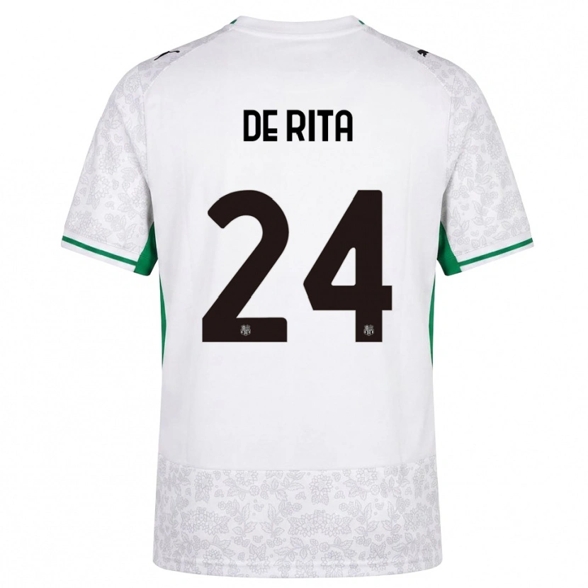 Danxen Herren Aurora De Rita #24 Weiß Schwarz Grün Auswärtstrikot Trikot 2026/27 T-Shirt