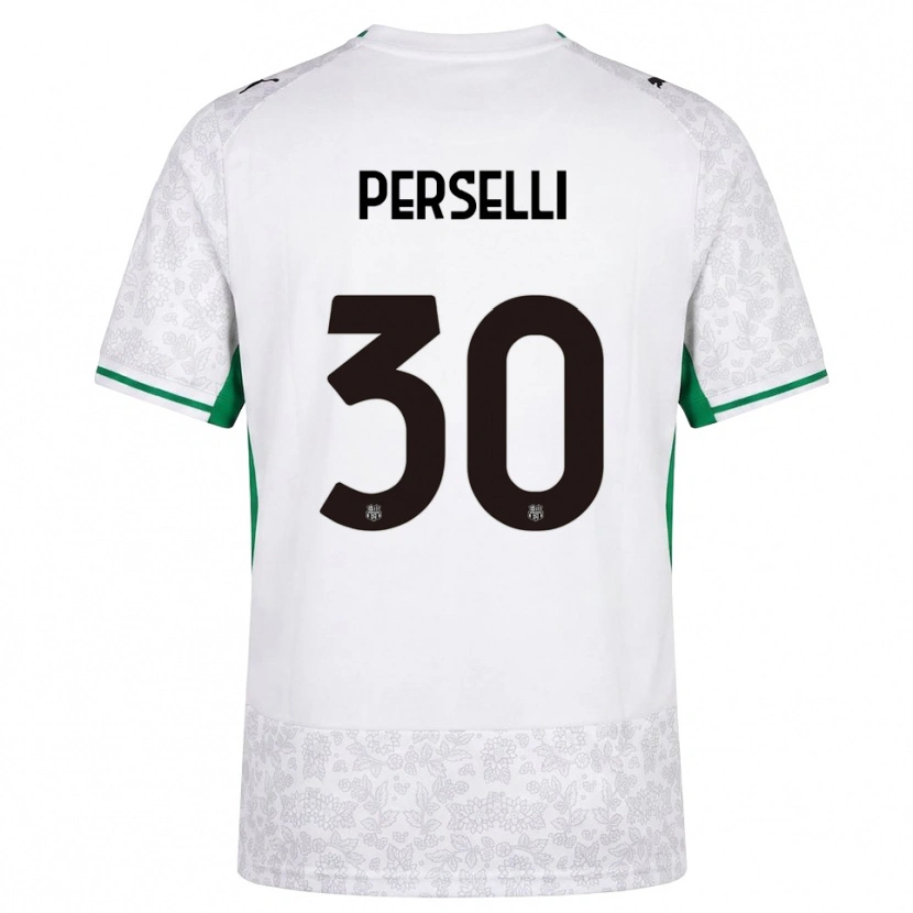 Danxen Herren Manuela Perselli #30 Weiß Schwarz Grün Auswärtstrikot Trikot 2026/27 T-Shirt