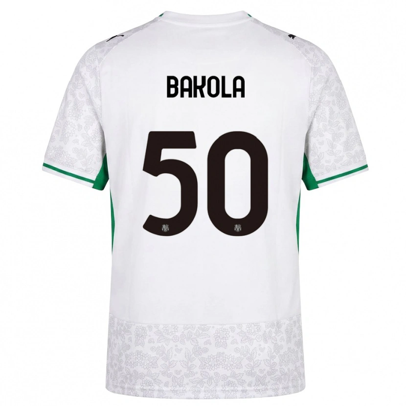 Danxen Herren Darryl Bakola #50 Weiß Schwarz Grün Auswärtstrikot Trikot 2026/27 T-Shirt