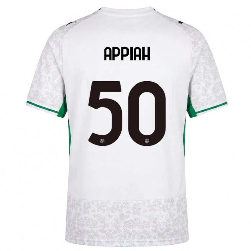 Danxen Herren Lorenzo Appiah #50 Weiß Schwarz Grün Auswärtstrikot Trikot 2026/27 T-Shirt