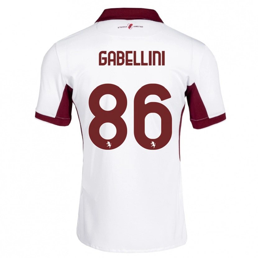 Danxen Herren Tommaso Gabellini #86 Burgund Weiß Rot Auswärtstrikot Trikot 2026/27 T-Shirt