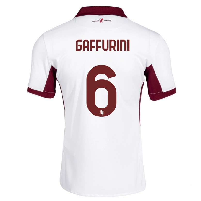 Danxen Herren Davide Gaffurini #6 Burgund Weiß Rot Auswärtstrikot Trikot 2026/27 T-Shirt