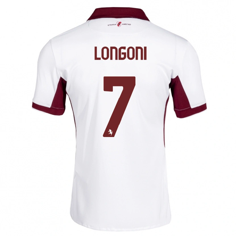Danxen Herren Marco Longoni #7 Burgund Weiß Rot Auswärtstrikot Trikot 2026/27 T-Shirt