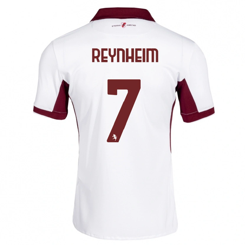 Danxen Herren Dávid Reynheim #7 Burgund Weiß Rot Auswärtstrikot Trikot 2026/27 T-Shirt
