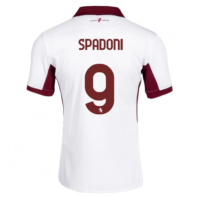 Danxen Herren Arthur Spadoni #9 Burgund Weiß Rot Auswärtstrikot Trikot 2026/27 T-Shirt