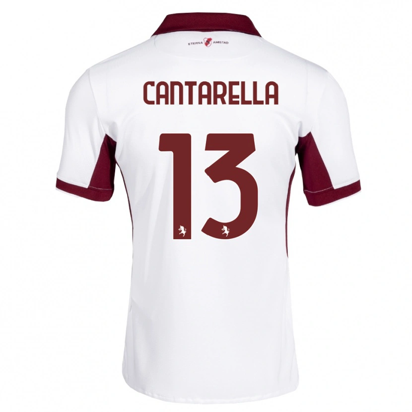 Danxen Herren Luca Cantarella #13 Burgund Weiß Rot Auswärtstrikot Trikot 2026/27 T-Shirt