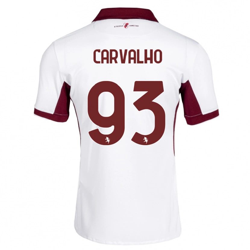 Danxen Herren Lorenzo Carvalho #93 Burgund Weiß Rot Auswärtstrikot Trikot 2026/27 T-Shirt