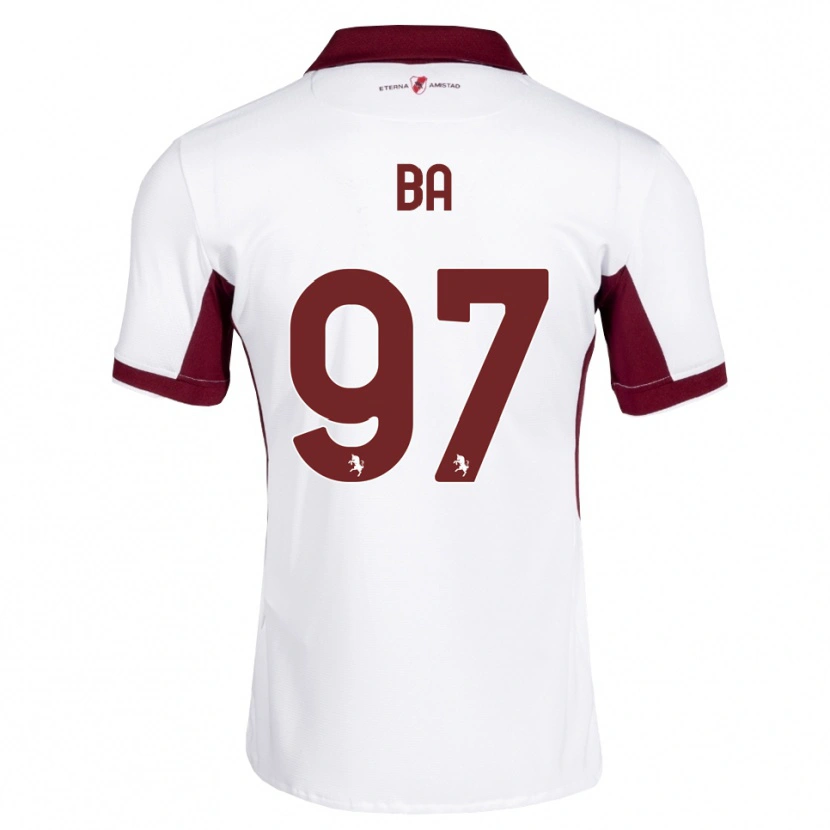 Danxen Herren El-Hadji Ba #97 Burgund Weiß Rot Auswärtstrikot Trikot 2026/27 T-Shirt
