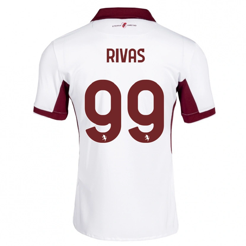 Danxen Herren Feder Rivas #99 Burgund Weiß Rot Auswärtstrikot Trikot 2026/27 T-Shirt