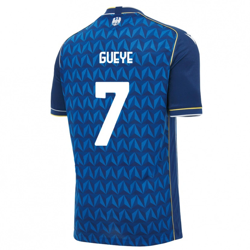 Danxen Herren Idrissa Gueye #7 Königsblau Weiß Blau Auswärtstrikot Trikot 2026/27 T-Shirt