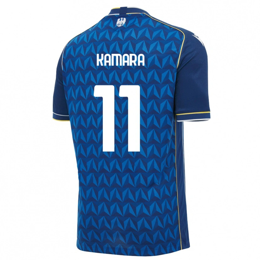 Danxen Herren Hassane Kamara #11 Königsblau Weiß Blau Auswärtstrikot Trikot 2026/27 T-Shirt
