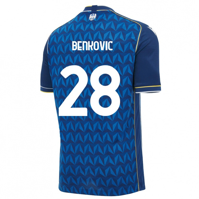 Danxen Herren Filip Benkovic #28 Königsblau Weiß Blau Auswärtstrikot Trikot 2026/27 T-Shirt