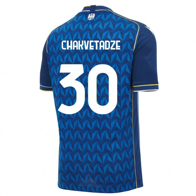 Danxen Herren Giorgi Chakvetadze #30 Königsblau Weiß Blau Auswärtstrikot Trikot 2026/27 T-Shirt