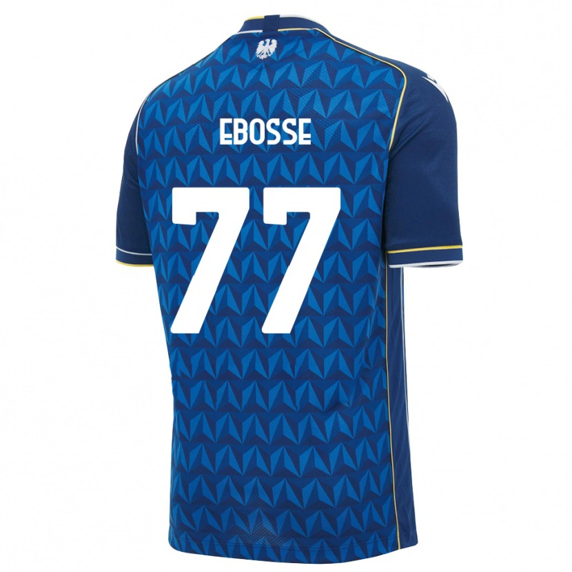 Danxen Herren Enzo Ebosse #77 Königsblau Weiß Blau Auswärtstrikot Trikot 2026/27 T-Shirt