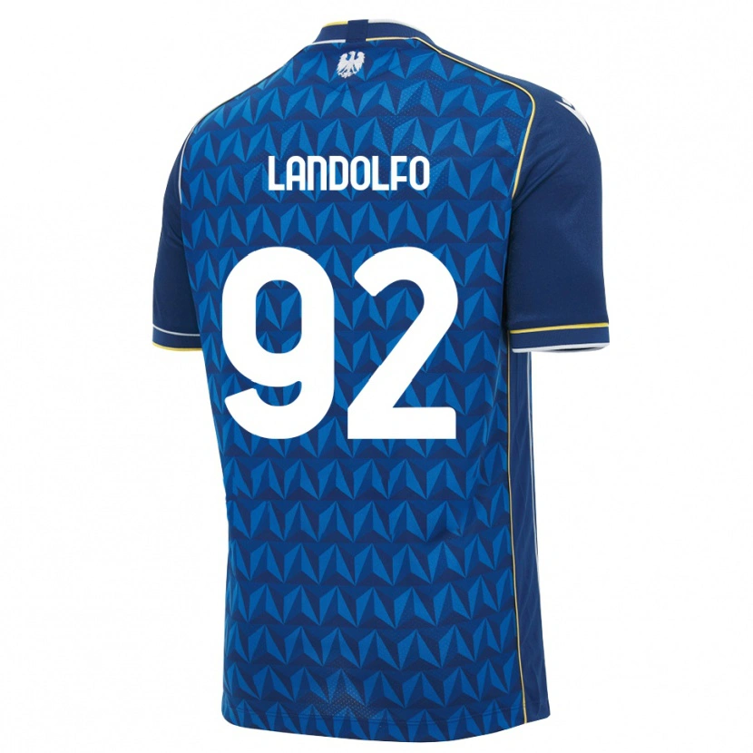 Danxen Herren Tommaso Landolfo #92 Königsblau Weiß Blau Auswärtstrikot Trikot 2026/27 T-Shirt