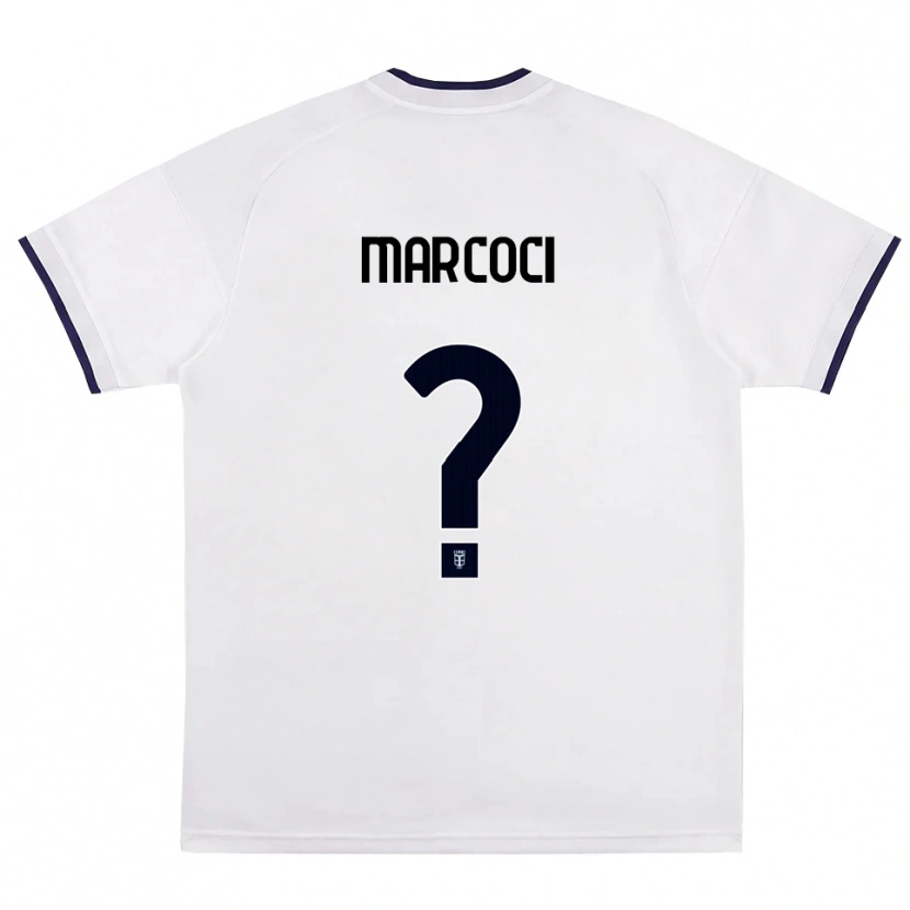 Danxen Herren Alexandru Marcoci #0 Weiß Rot Königsblau Auswärtstrikot Trikot 2026/27 T-Shirt