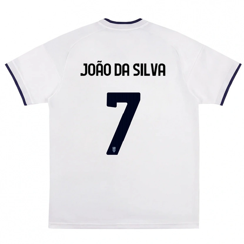 Danxen Herren Miguel Silva #7 Weiß Rot Königsblau Auswärtstrikot Trikot 2026/27 T-Shirt