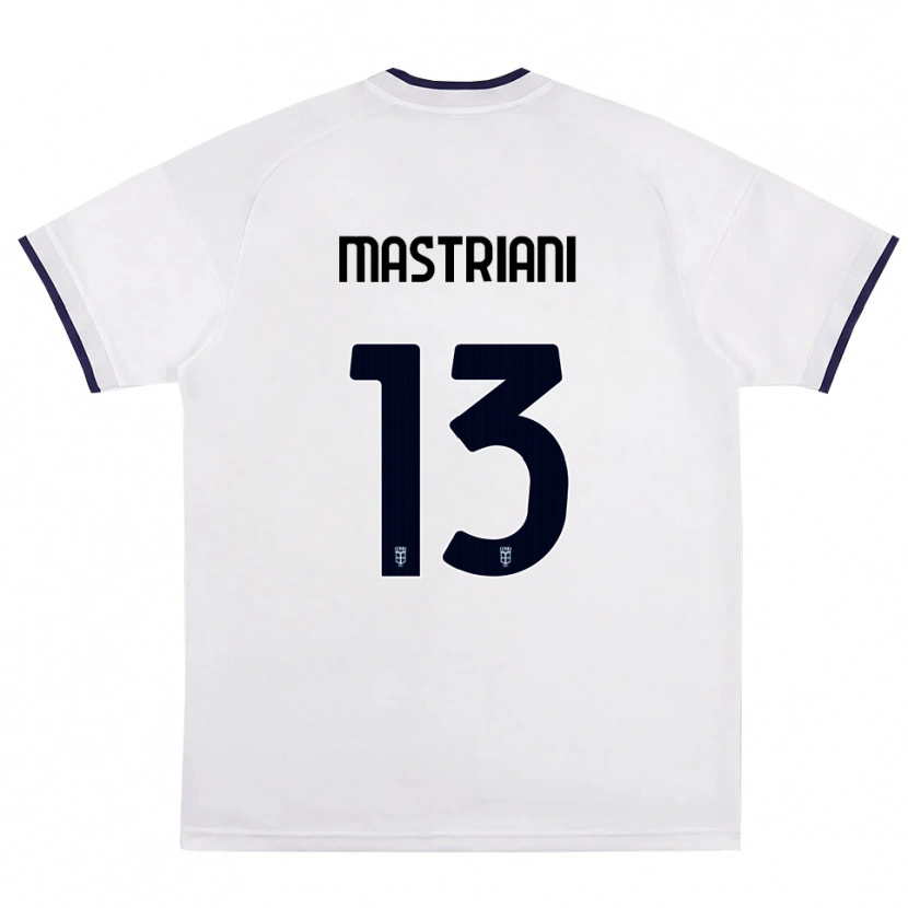 Danxen Herren Salvatore Mastriani #13 Weiß Rot Königsblau Auswärtstrikot Trikot 2026/27 T-Shirt