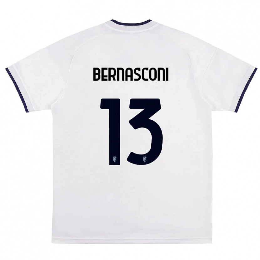 Danxen Herren Enea Bernasconi #13 Weiß Rot Königsblau Auswärtstrikot Trikot 2026/27 T-Shirt