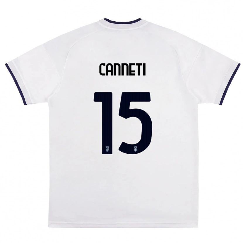 Danxen Herren Iacopo Canneti #15 Weiß Rot Königsblau Auswärtstrikot Trikot 2026/27 T-Shirt