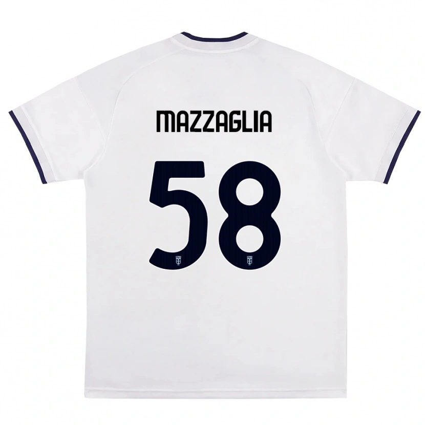 Danxen Herren Giuseppe Mazzaglia #58 Weiß Rot Königsblau Auswärtstrikot Trikot 2026/27 T-Shirt