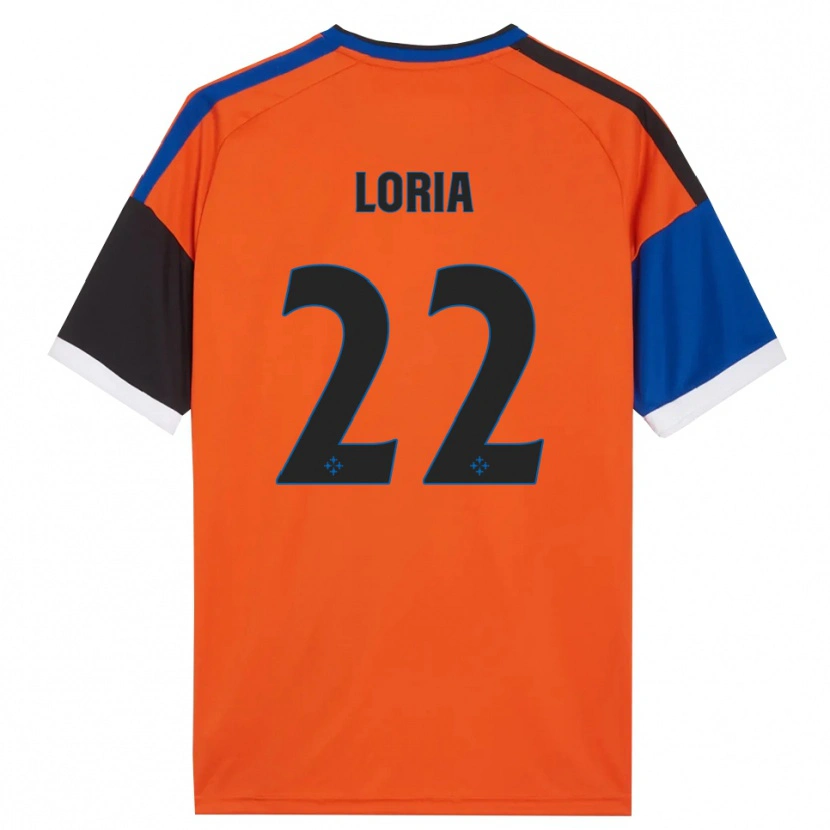 Danxen Herren Leonardo Loria #22 Orange Blau Schwarz Weiß Auswärtstrikot Trikot 2026/27 T-Shirt