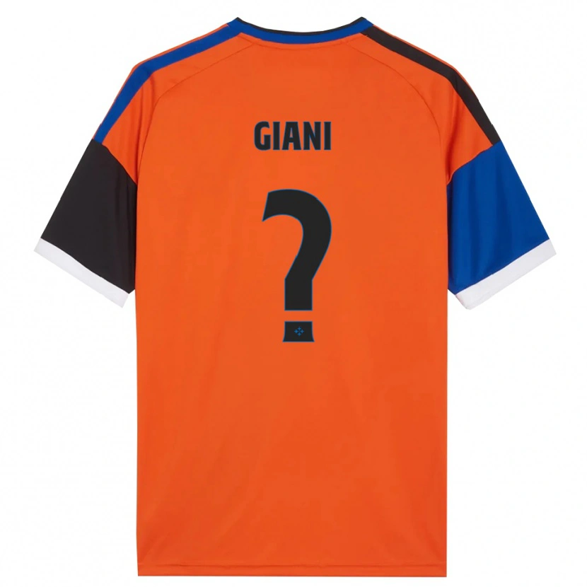 Danxen Herren Elia Giani #0 Orange Blau Schwarz Weiß Auswärtstrikot Trikot 2026/27 T-Shirt