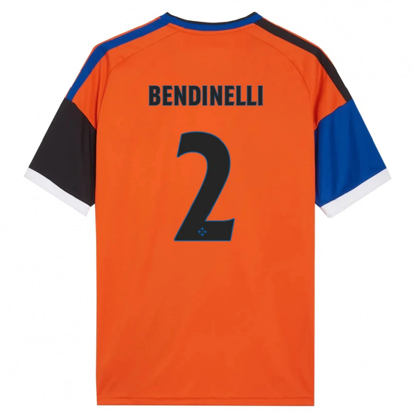 Danxen Herren Louis Bendinelli #2 Orange Blau Schwarz Weiß Auswärtstrikot Trikot 2026/27 T-Shirt